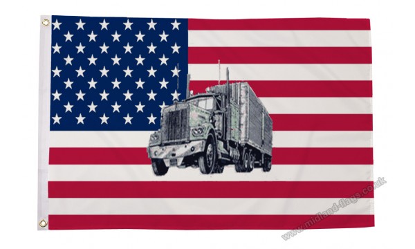 USA Truck Flag